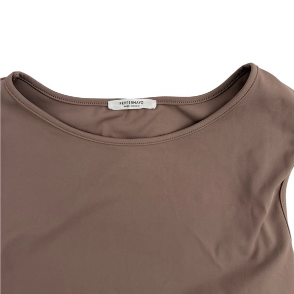 Peppermayo Cosmic Chic Mini Dress Latte Size 12 - Picture 2 of 9